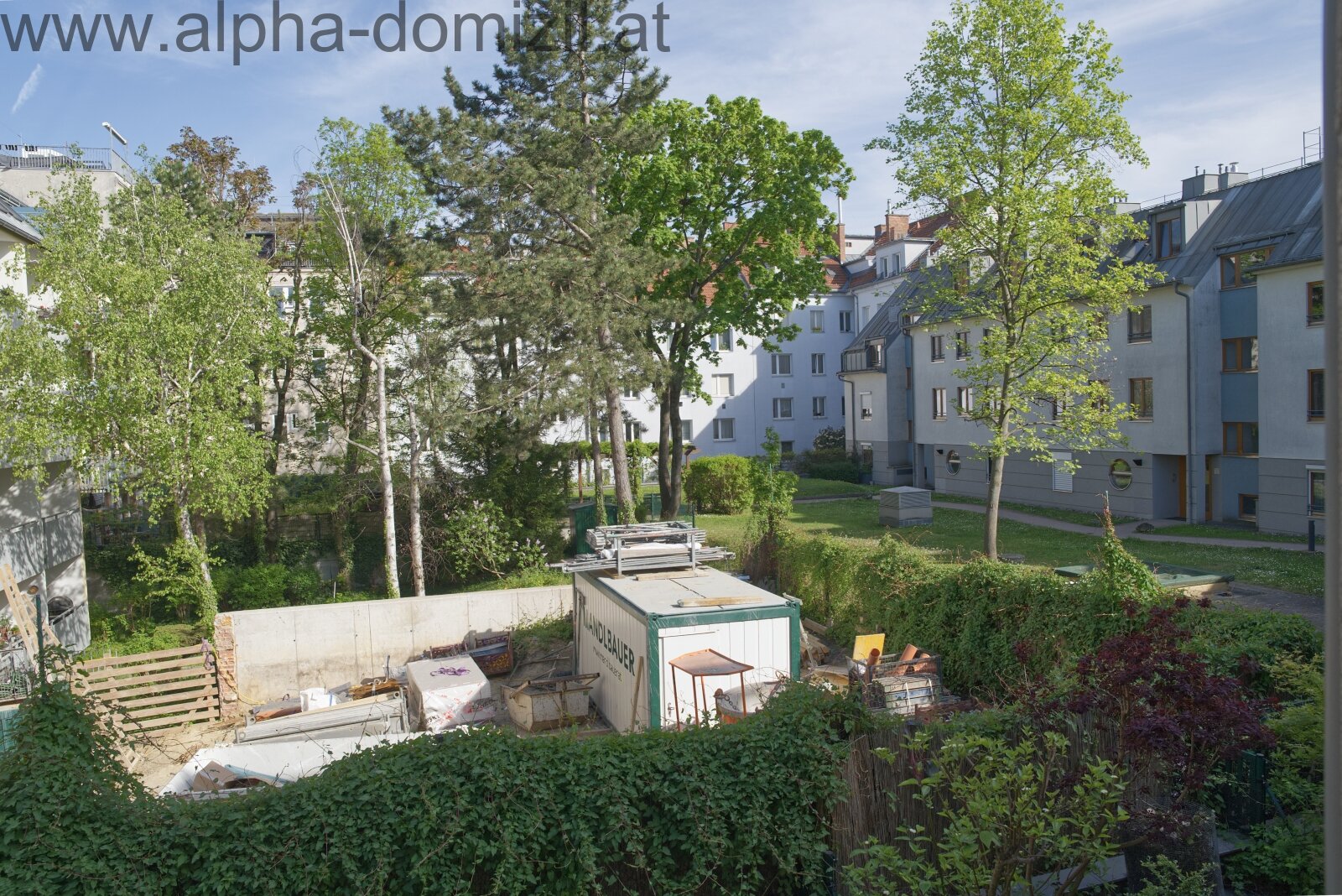 Beim Kongresspark, hofseitige Garconniere in Ruhelage! 